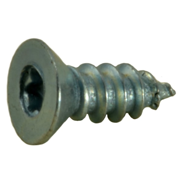 Midwest Fastener Sheet Metal Screw, #2 x 1/4 in, Zinc Plated Steel Flat Head Torx Drive, 50 PK 37001 - main